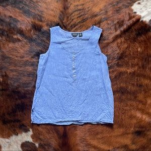 Jones&Co linen tank top- Medium